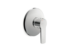 Однорычажный смеситель для душа с пластиной