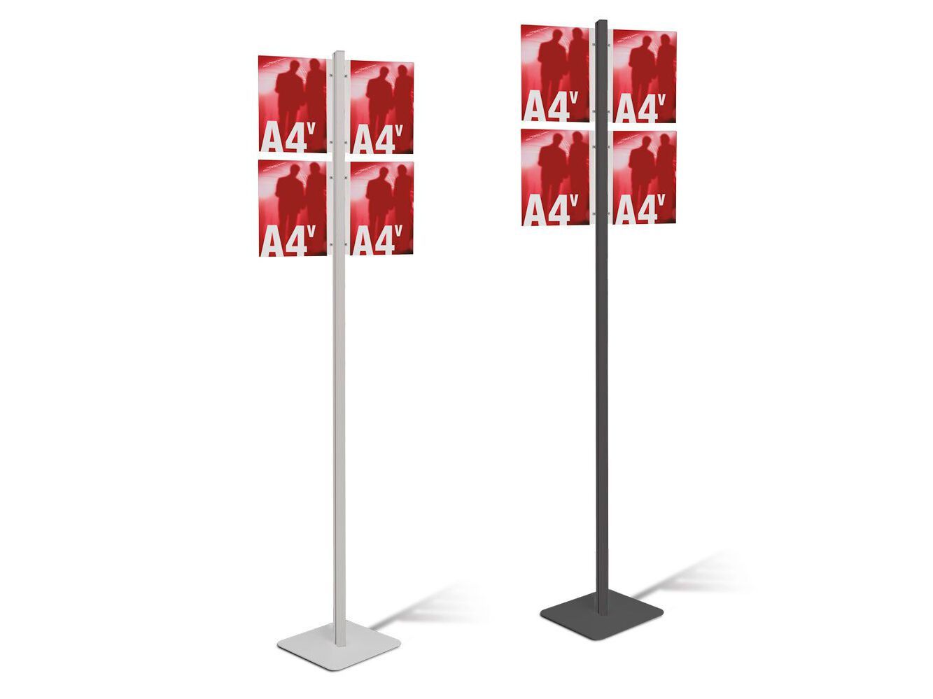 Двухсторонняя алюминиевая напольная витрина для брошюр STUDIO T InUno ARCH-00099707 - Вид №16