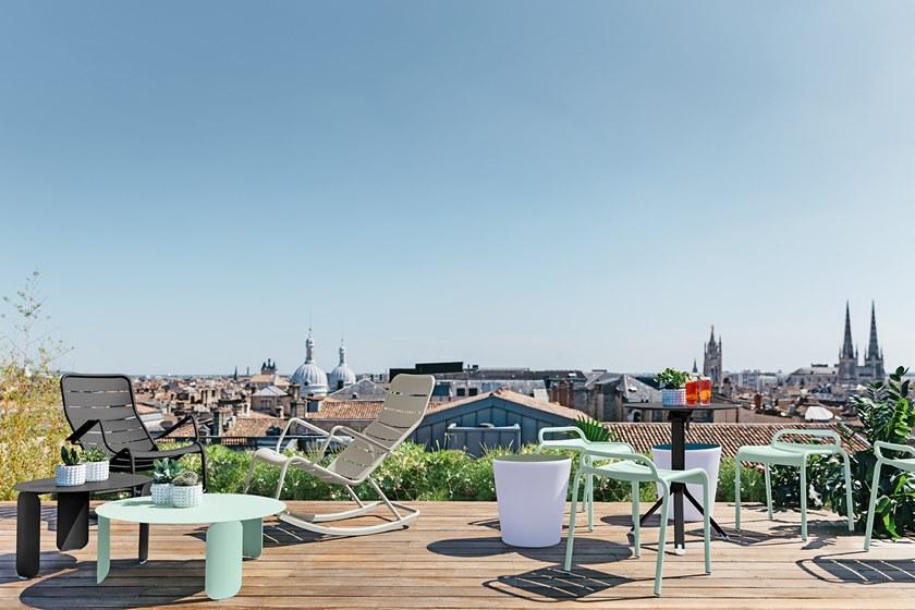 Fermob Высокий штабелируемый табурет из алюминия Luxembourg 4112 - Вид №1