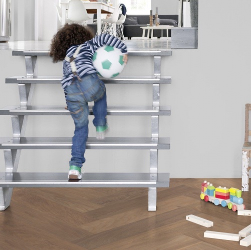 Паркет Ёлка Solidfloor New classic Св. Пол 1128549 Дуб Натур (Рельефная) 610х122 мм 1500200202 - Вид №7