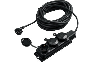Удлинитель силовой Зубр 55024-05 черный 9110616