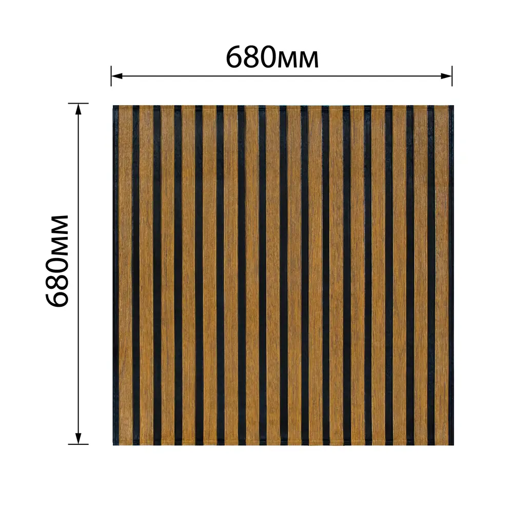 Стеновая панель ПЭТ терра вуд 3x680x680 мм 0.47 м² 89449853 STLM-2016045 Santreyd  - Вид №4