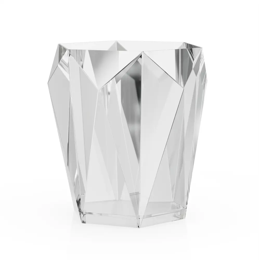 Стакан для зубных щеток LEMER Stellar - прозрачный акриловый органайзер для ванной 88482866