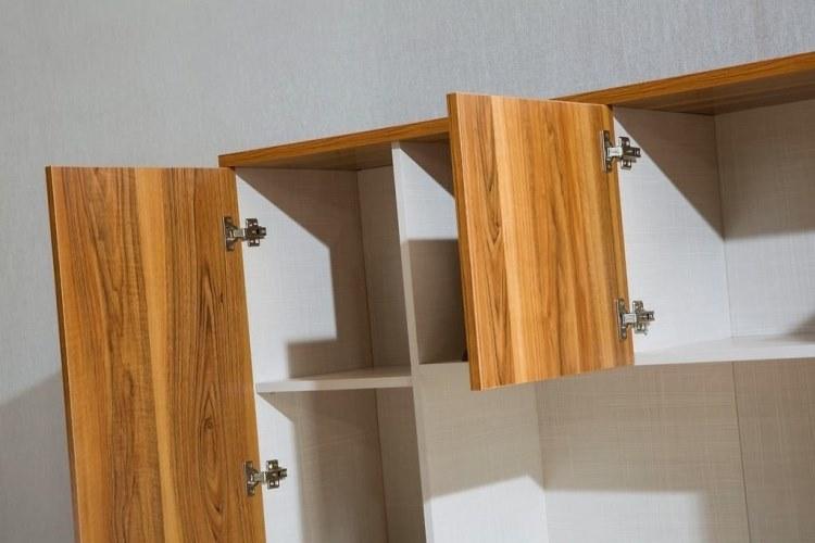 Arrediorg.it® Высокий деревянный офисный блок с распашными дверями Evolutio C408  - Вид №7