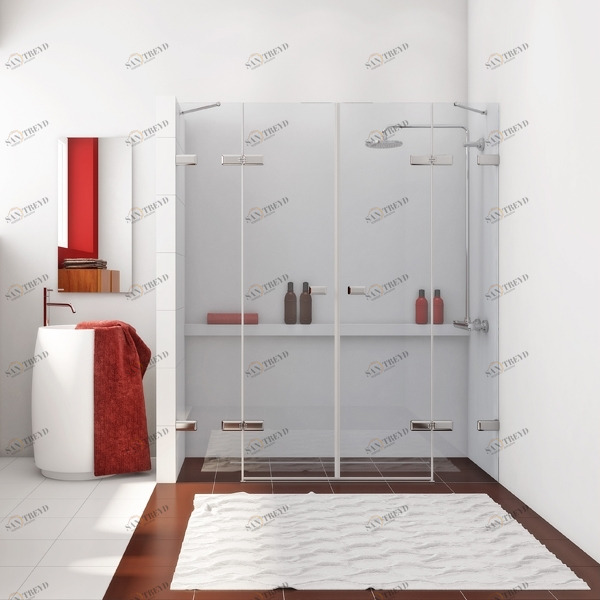 Душевые двери в нишу 260x200 GK-864 стекло прозрачное 6 мм GUTEWETTER TREND DOOR 260X200GK864