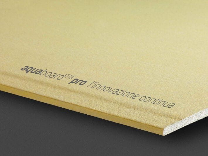 Наружная плита на основе гипса Siniat by etex AQUABOARD PRO ARCH-00124509