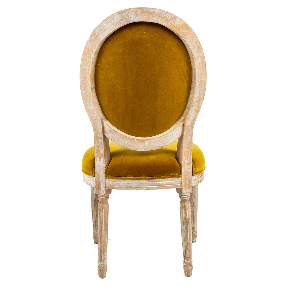 3113020 Стул «Луи / Медовая горчица» (бархат, миндаль) Object Desire  - Вид №2