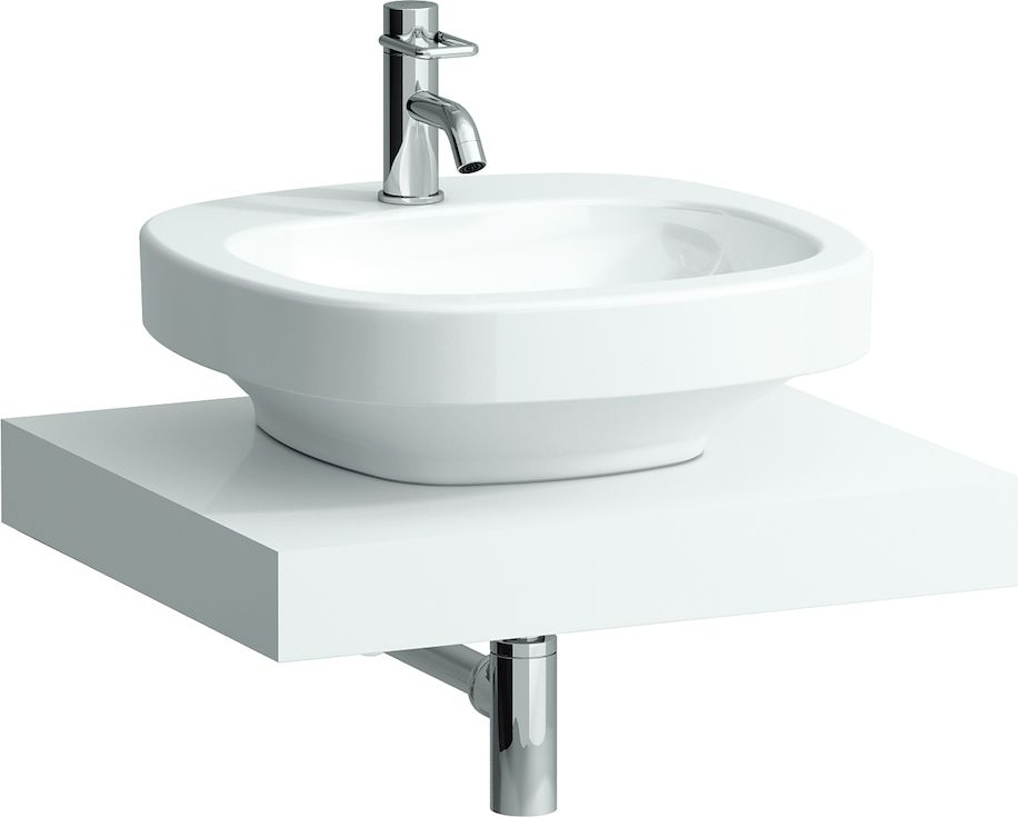 H4051110755481 Столешница 600мм с вырезом по центру, включает 2 консоли LAUFEN PRO