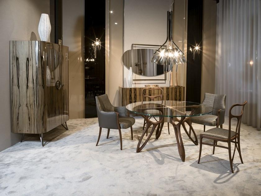 Bellotti Ezio Мягкое кресло из ткани и кожи с подлокотниками Gea 2018-58 - Вид №3