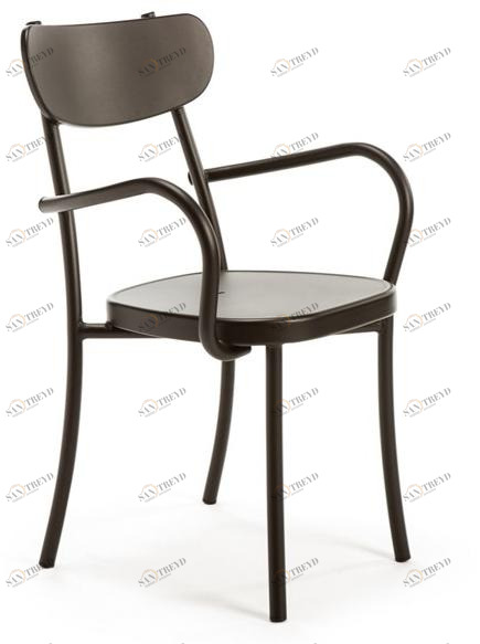 Vermobil Штабелируемый металлический садовый стул с подлокотниками Miami Mi300