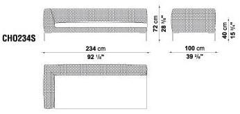 B&B Italia Outdoor Угловой диван из полипропилена Charles outdoor sun-id-1376087 - Вид №10