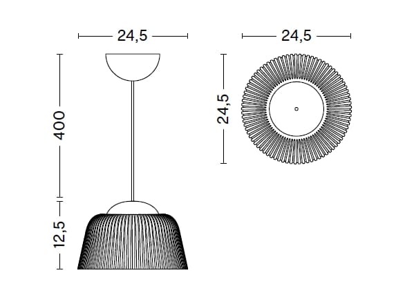 Стеклянный подвесной светильник Hay BRIM ARCH-00097702 - Вид №19