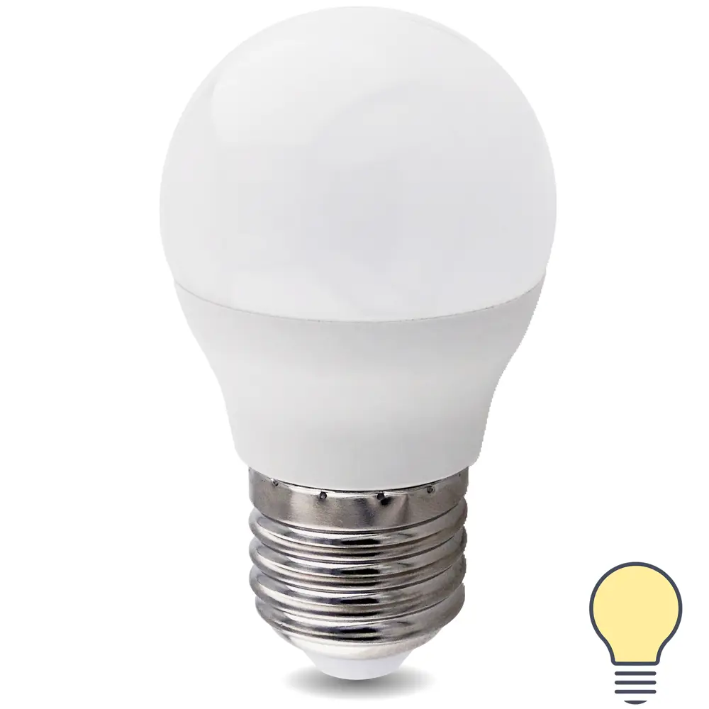 Santreyd LED-лампа E27 шар 8Вт теплый белый свет 82991698 STLM-0038592