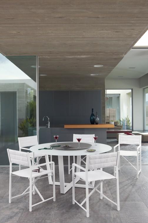 MNST951 Обеденный стол pca white f8 ⌀155см Manutti Fuse - Вид №3