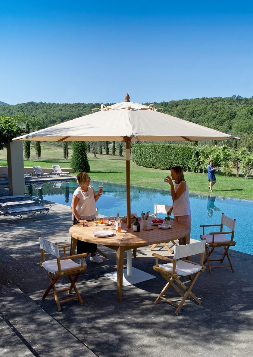 Unopiù Квадратный раздвижной стол из тика Milton Regtav - Вид №4