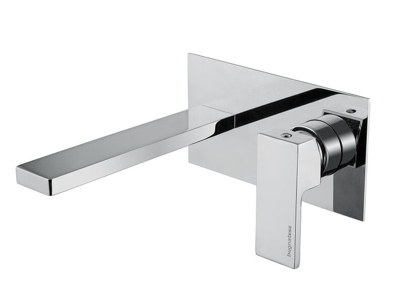 Однорычажный настенный смеситель для раковины с пластиной Bugnatese Tetris ARCH-00044154