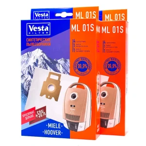91387519 Мешки синтетические для пылесоса Vesta filter Ml01s2 8 штук 4 фильтра STLM-1113260
