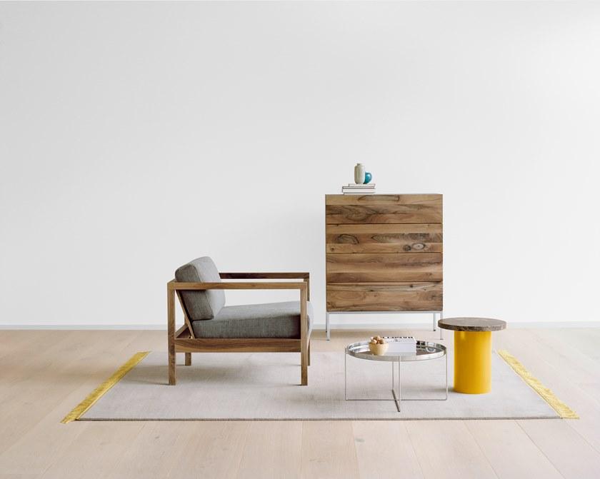 e15 Кресло из массива дерева с подлокотниками  Ec01  - Вид №5