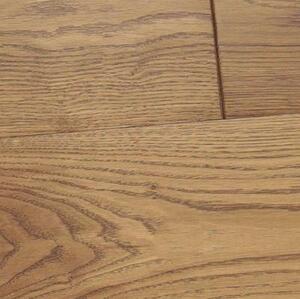 Массивная доска Baricella Lugo Дуб Рустик с брашью (Текстурированная) 500-1400х120 мм.