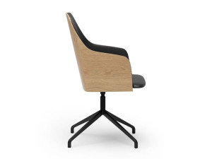 Поворотный стул для конференций с подлокотниками