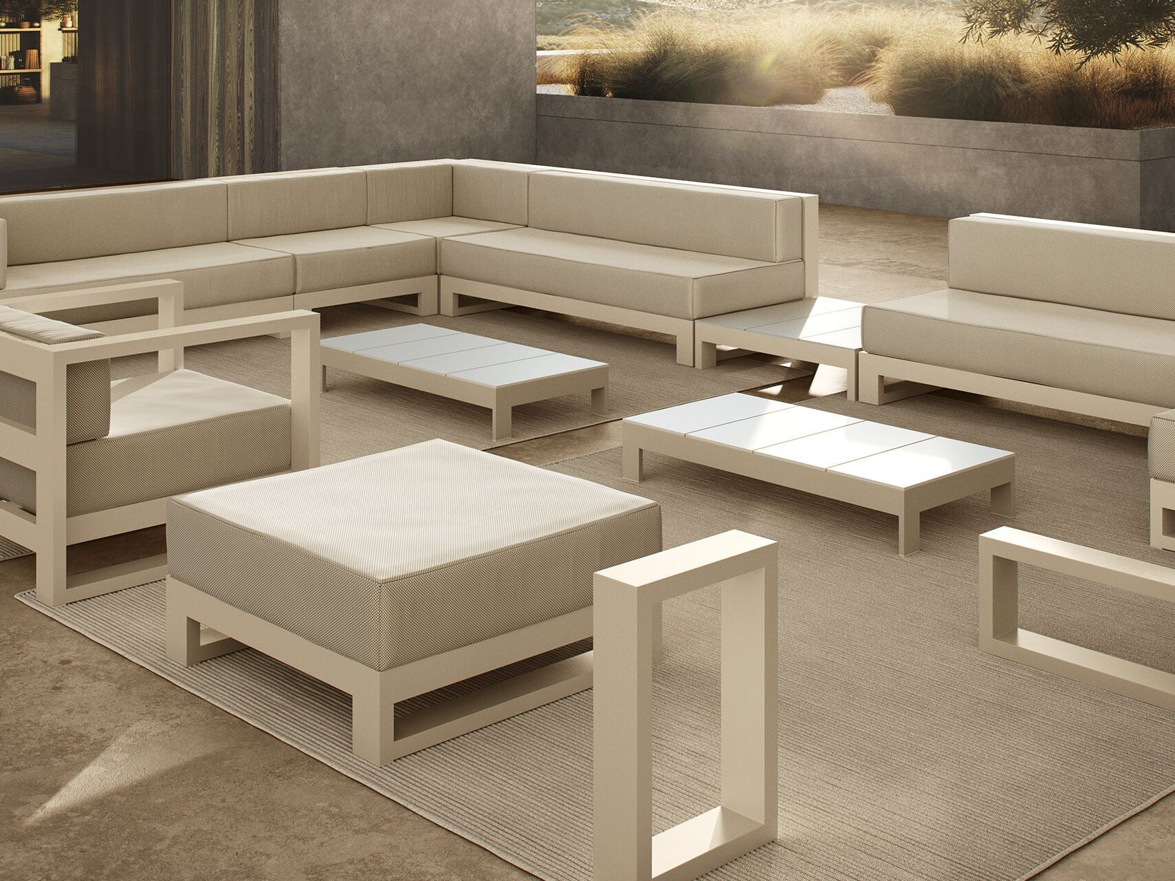 Низкий садовый столик Vondom Posidonia ARCH-00061105 - Вид №8