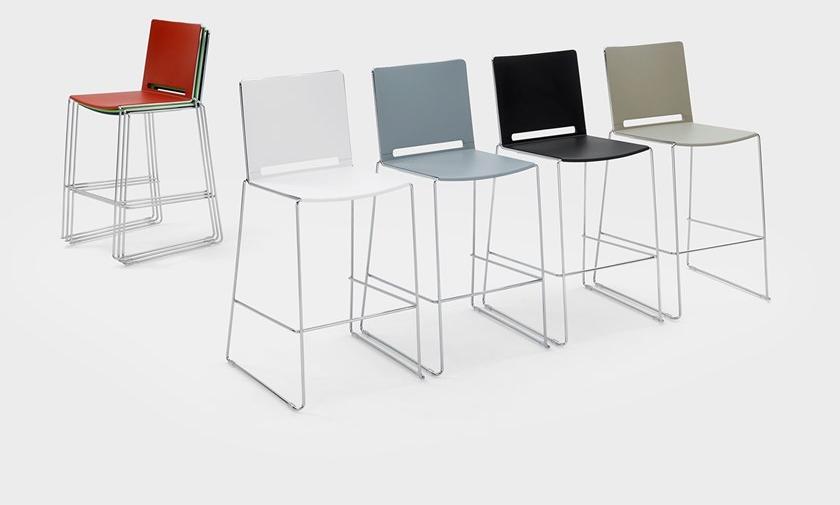 Viganò Табурет пластиковый высокие санки Daisy sun-id-1504344 - Вид №2