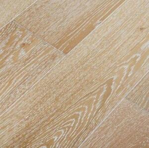 Инженерная доска GreenLine Deluxe Неаполь Дуб Натур с брашью (Текстурированная) 400-1500х125 мм.