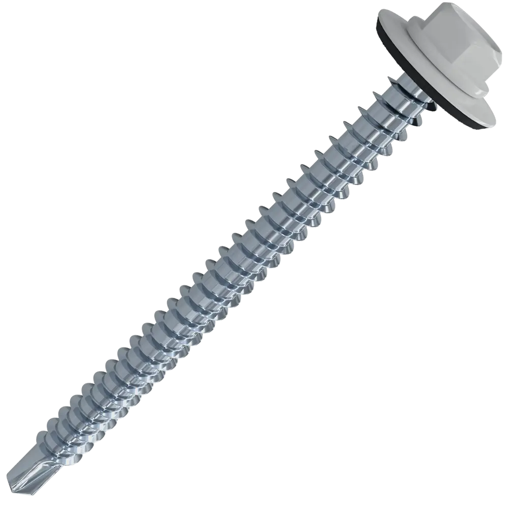 Кровельные саморезы STANDERS RAL9003 сверлоконечные белые 4.8x29, 110 штук STLM-2208991