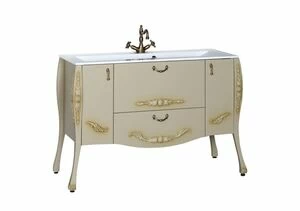 Тумба с раковиной Aquanet Виктория 120 олива