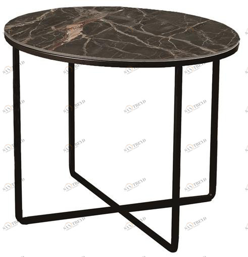 Sovet italia Круглый керамический журнальный столик Piktor sun-id-1427718