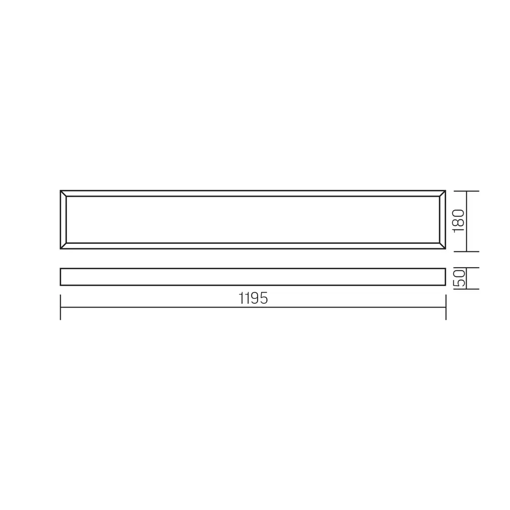 Панель светодиодная Varton 1195/180/50 PRS EM 30 Вт 1195x180 мм 3400 K IP40 82656384 STLM-2025484  - Вид №8