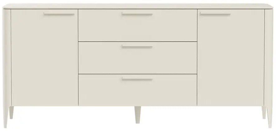 91313382 Тумба напольная Ellipse furniture Type 3 ящика 178x51x80 см МДФ цвет молочный STLM-1084045