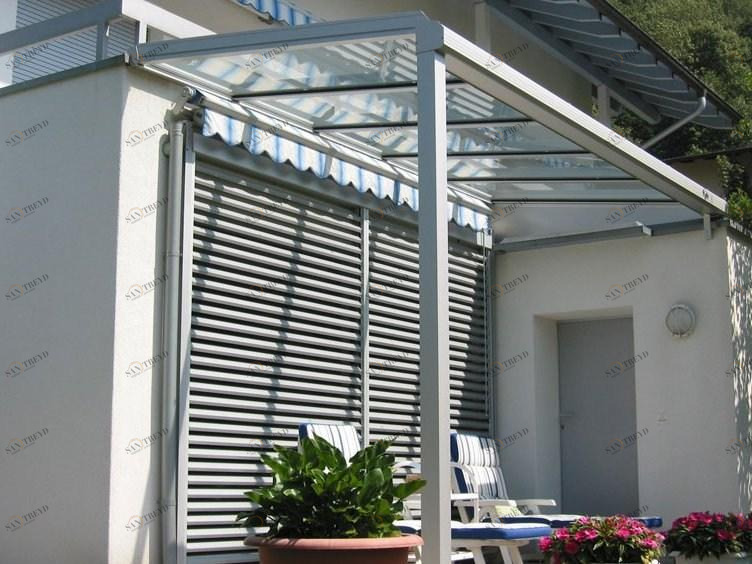 FRUBAU Навес из алюминия и стекла Coperture sun-id-1345692