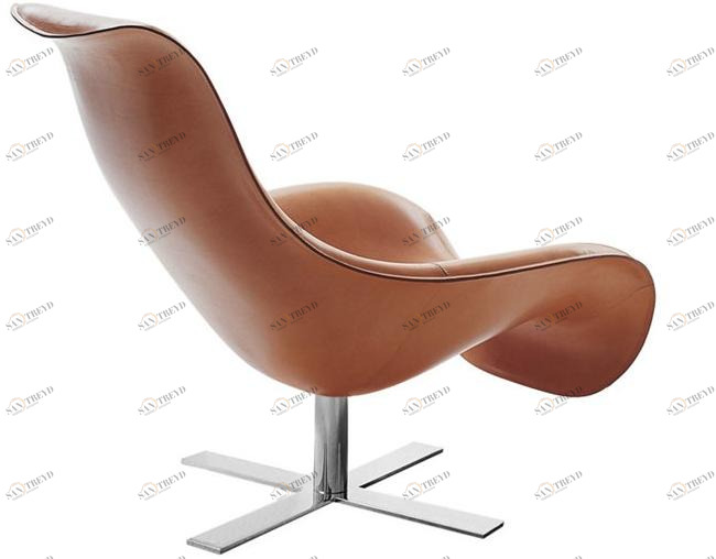 B&B Italia 4-спицевое кожаное кресло Mart sun-id-1407994