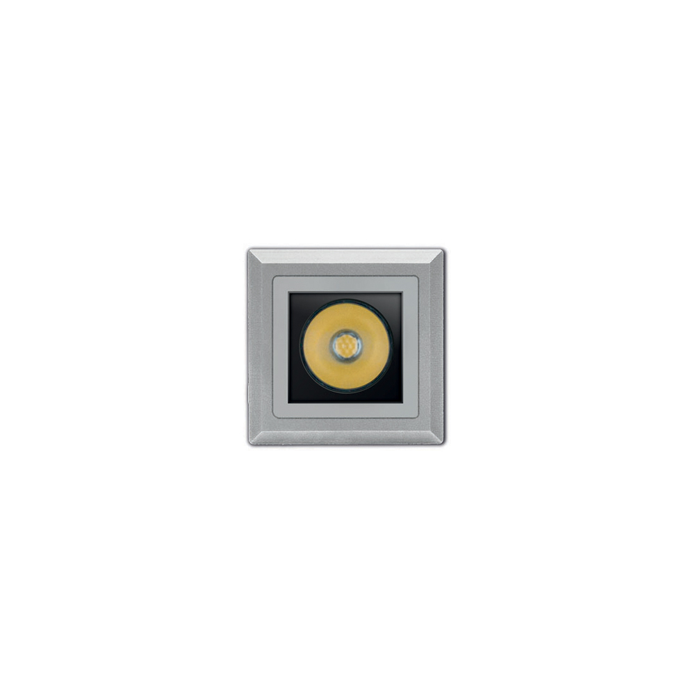 8470068 Встраиваемый в пешеходный пол Platek NANO FULL INOX QUADRATO  NANO FULL INOX - 1 LED 4000K 33° 
