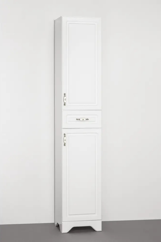 91551813 Шкаф подвесной Style line Олеандр-2 лс-00000210 36x191см цвет белый STLM-0991750