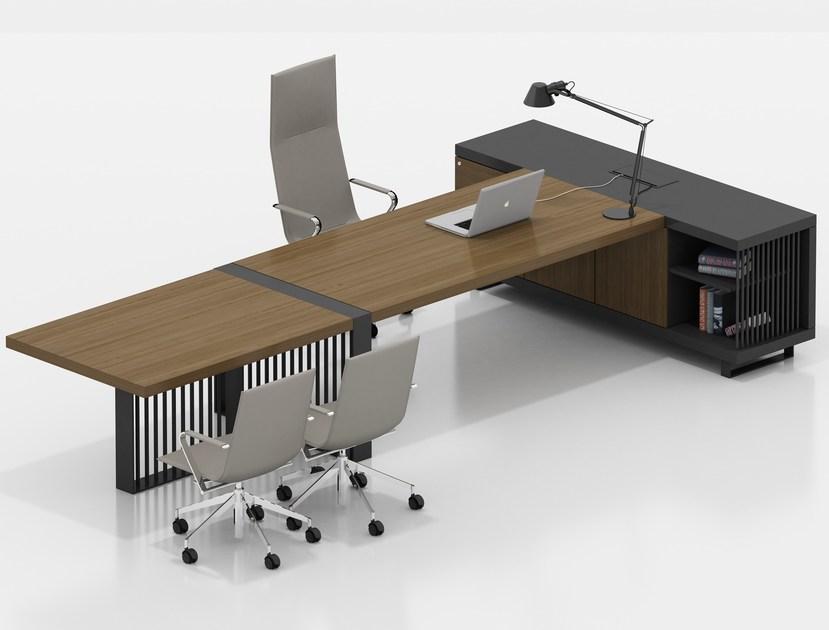 Tuna Ofis Рабочий стол со встроенной полкой Corinth sun-id-1479042 - Вид №1