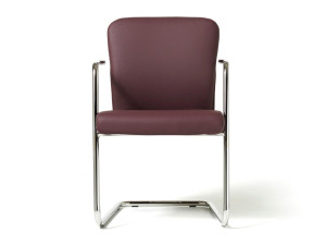 Кожаный консольный операционный офисный стул с подлокотниками