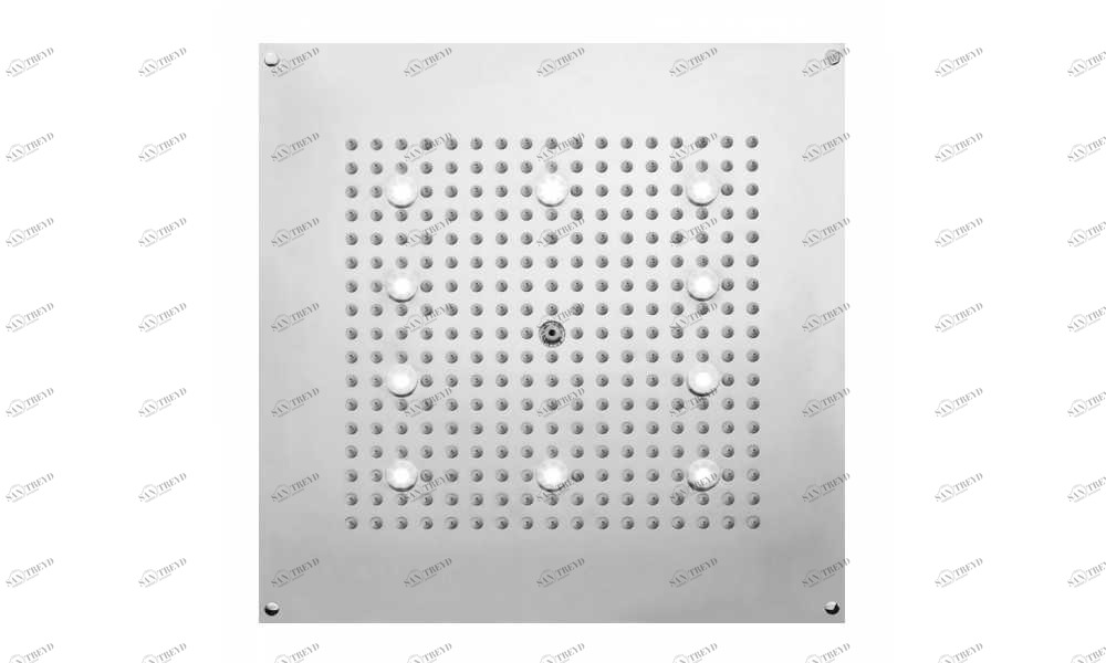 H37453 Потолочный & настенный душ DREAM - Cube - LED LIGHTS BOSSINI 
