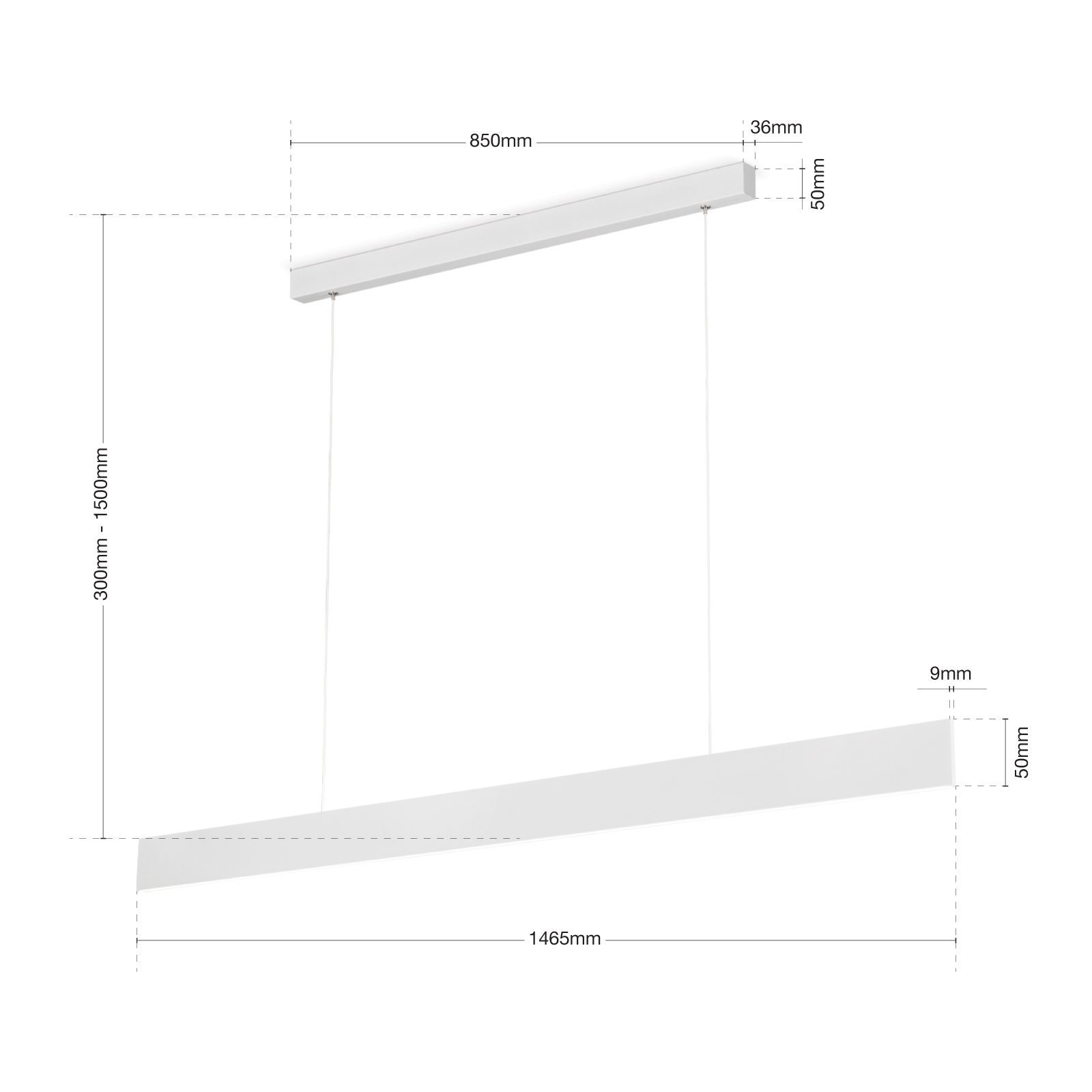 Алюминиевый светодиодный подвесной светильник Orion Gideon ARCH-00036577 - Вид №20