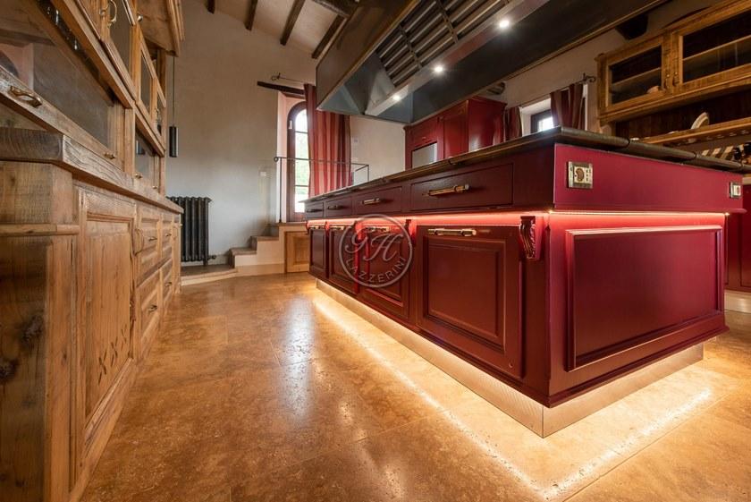 GH LAZZERINI Профессиональная кухня из массива дерева с островом sun-id-1383654 - Вид №4