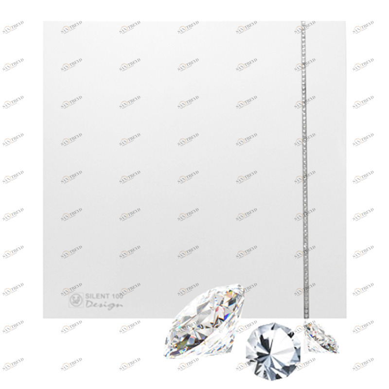 Накладной вентилятор Soler Palau SILENT-100 CRZ DESIGN SWAROVSKI 5210400600