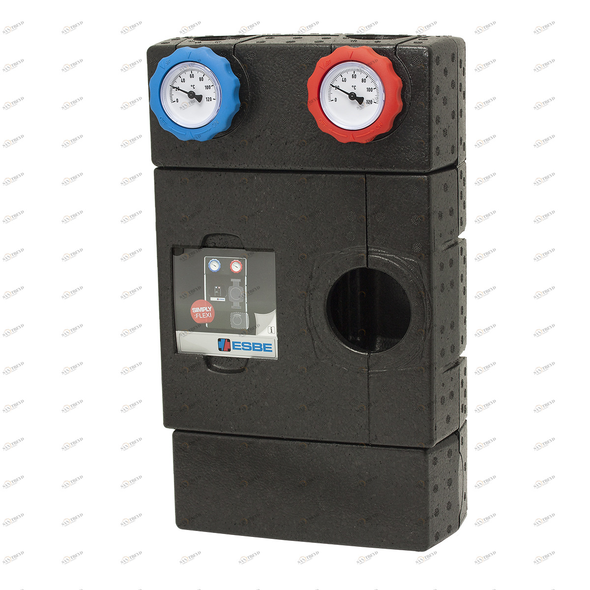 6124 01 00 GDF 111 с трехходовым без насосаНасосные группы » Esbe серии GDF100 (без Flexi насоса) 