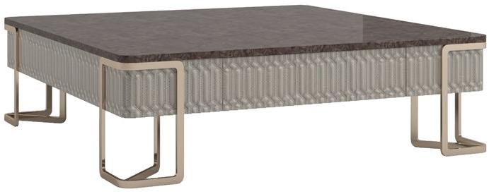 Reiggi Низкий квадратный журнальный столик из ясеня  Rj207  - Вид №1