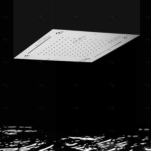 Тропический душ 430x430 PIASQUA4302CN_IXL Geda Nextage Shower Plates с двумя каскадами и небулайзерами Душевая головка Shower Plates PIASQUA4302CNIXL