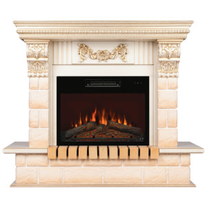 90368781 Каминокомплект GRACIA 25.5/24 WT + KENDAL 24 STONE STD/24 STLM-0203070 REALFLAME