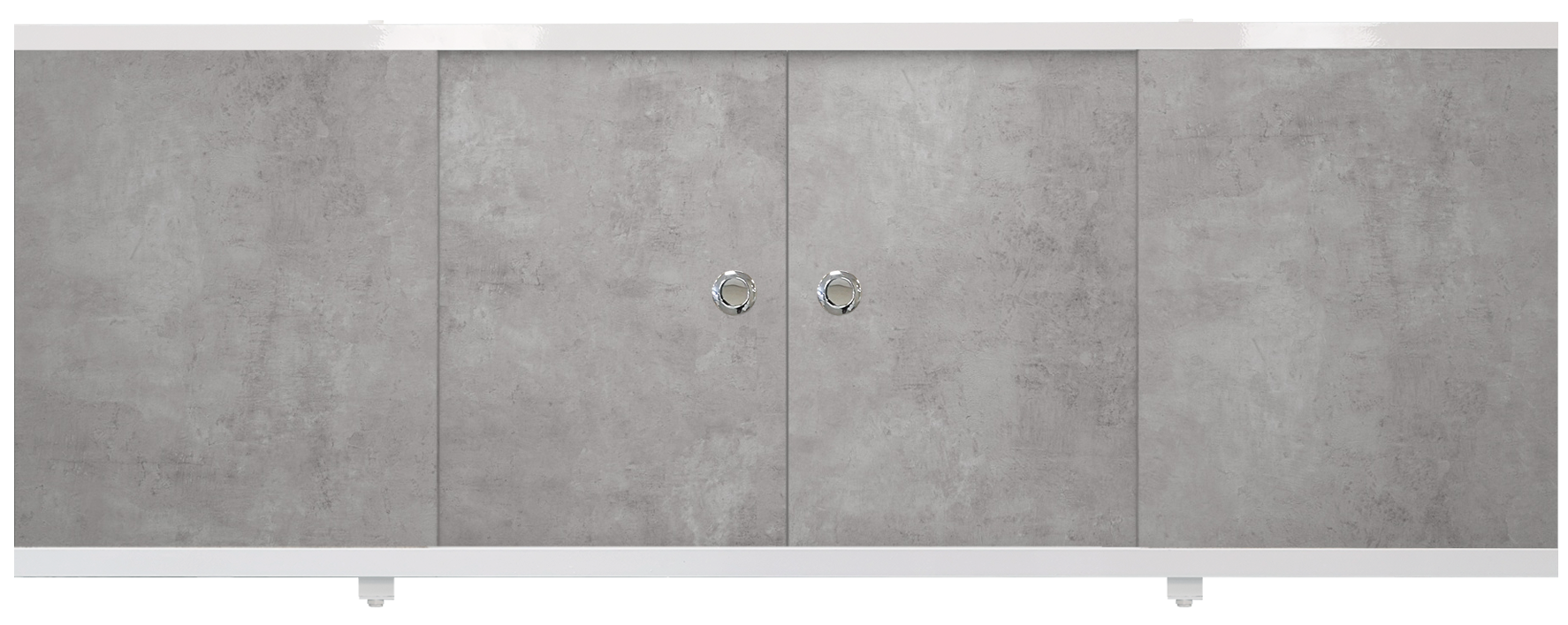 89139545 Экран-купе под ванну фронтальный 169 см цвет бетон серый экран купе STLM-0078958 МЕТАКАМ 