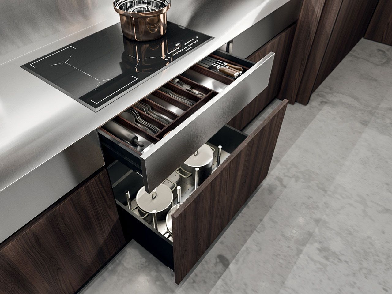 Встроенная кухня Arrital Ak_Project ARCH-00108296 - Вид №11