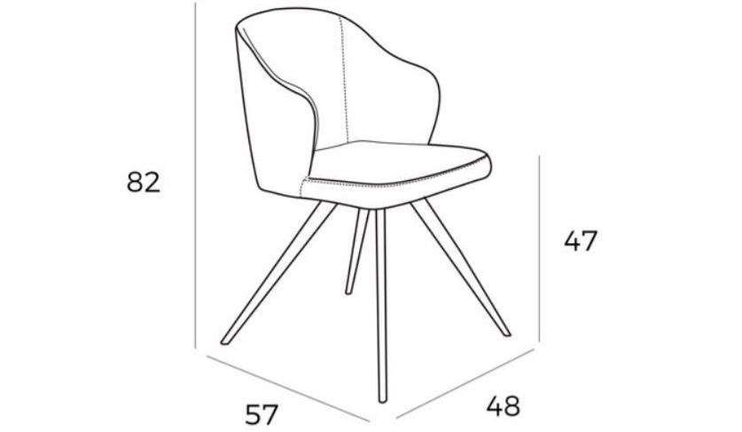 Angel Cerdá Стул из ткани с подлокотниками New chair 4057 f3208 Angel Cerda - Вид №6