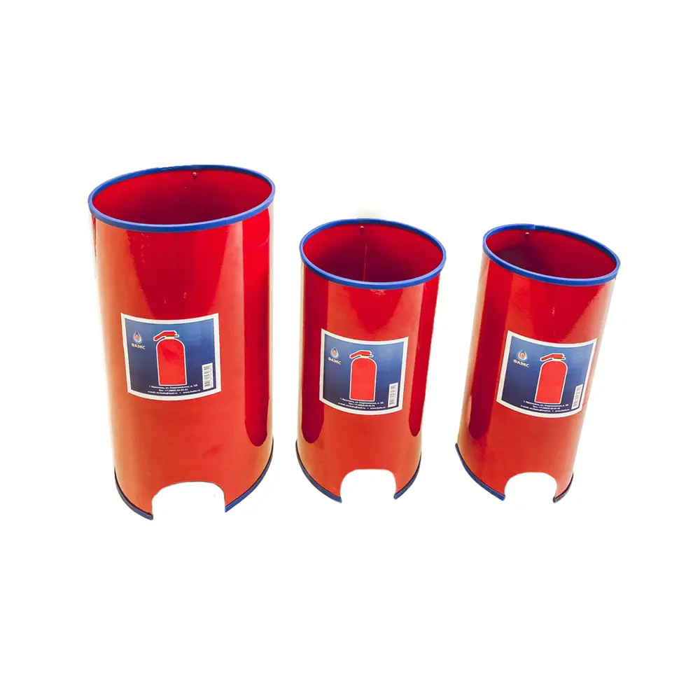 Контейнер Фаэкс П10 14.6x31.2x14.6 см сталь без крышки цвет красный Подставка п10 сборная круглая STLM-2080646